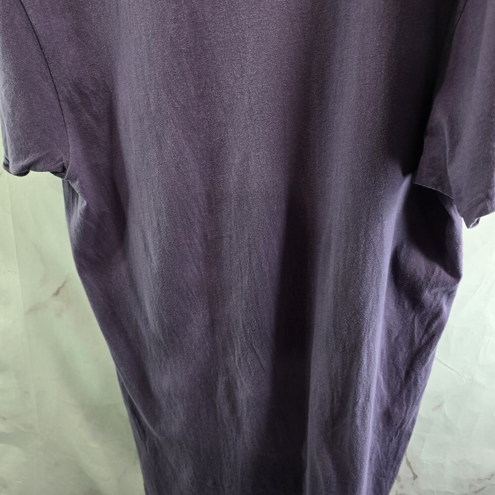 Teddy Fresh Nightgown Womens XL Purple T Shirt Dress Nightie PJ Pajama Crew - Picture 7 of 12